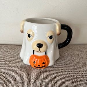 Ghost Dog Halloween Mug